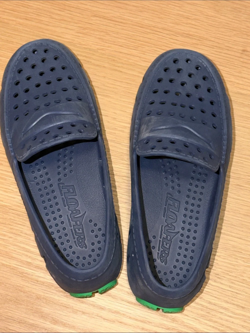 Boys Navy Floafers Loafers - size 13